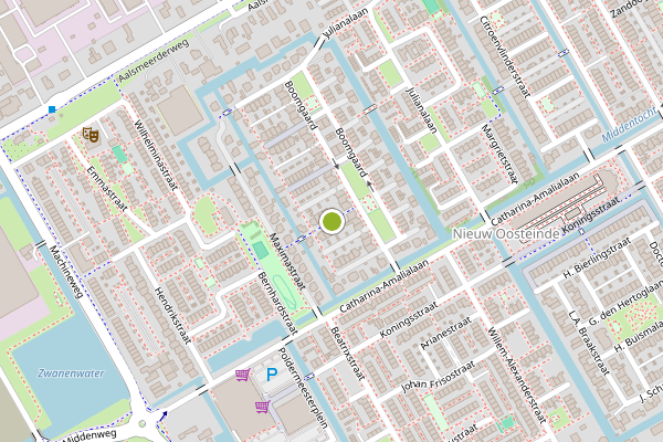 Ambulance-melding op Bellefleurstraat, Aalsmeer op 9 juni, kaart-overzicht