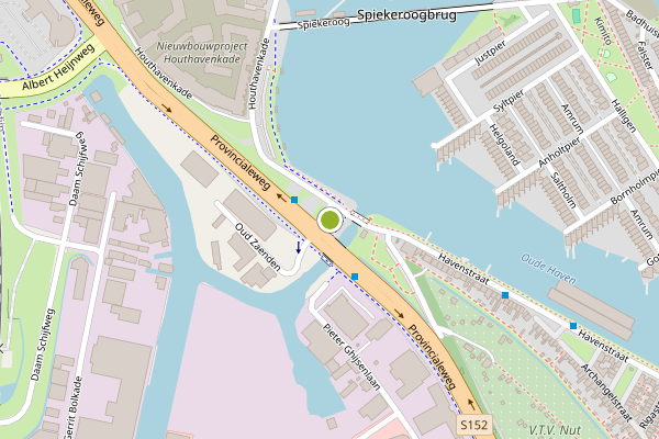 Ambulance-melding op Behouden Haven, Zaandam op 9 juni, kaart-overzicht