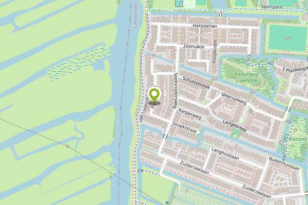 Ambulance-melding op Paterspoel, Landsmeer op 19 april, kaart-overzicht