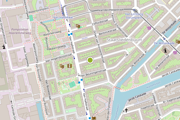 Ambulance-melding op Van Boetzelaerstraat, Amsterdam op 10 juni, kaart-overzicht