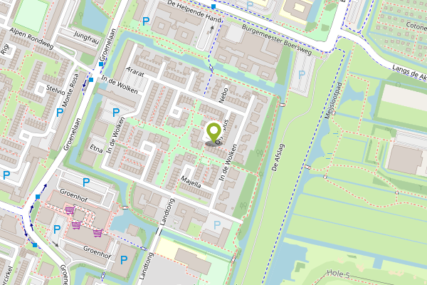 Ambulance-melding op Olympus, Amstelveen op 2 mei, kaart-overzicht