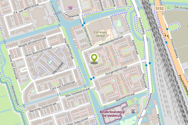 Ambulance-melding op Schoorldamstraat, Zaandam op 25 april, kaart-overzicht