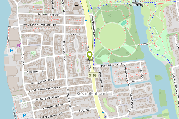 Ambulance-melding op Heijermansstraat, Zaandam op 24 april, kaart-overzicht
