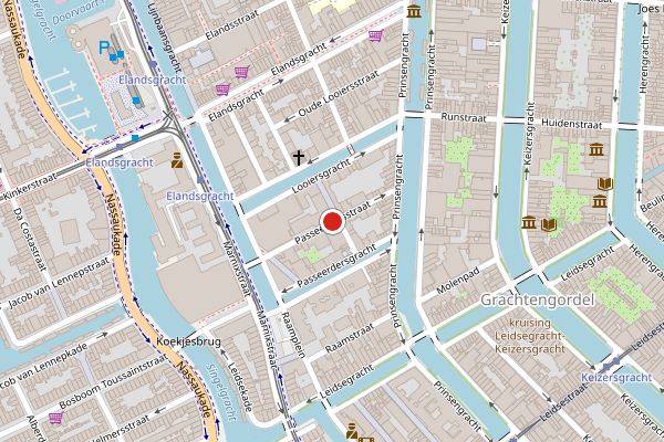Brandweer-melding op Nieuwe Passeerdersstraat, Amsterdam op 10 juni, kaart-overzicht
