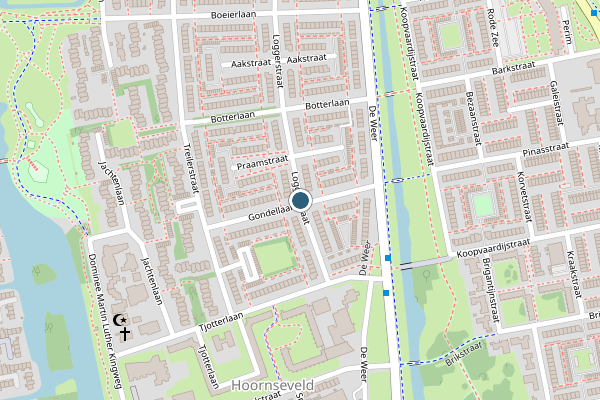 Politie-melding op Loggerstraat, Zaandam op 10 juni, kaart-overzicht