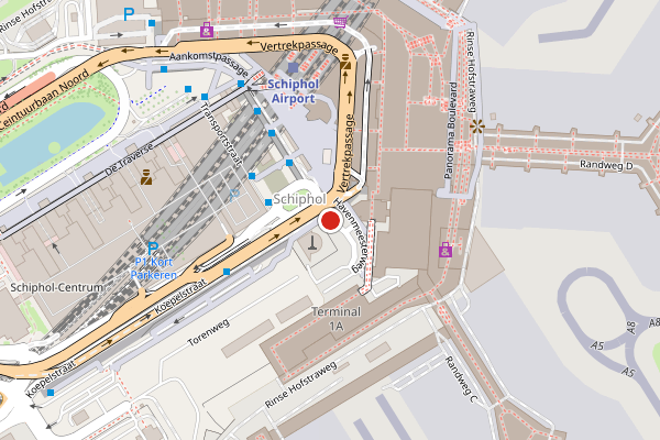 Brandweer-melding op Havenmeesterweg, Schiphol op 10 juni, kaart-overzicht