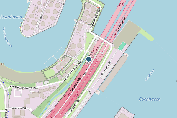 Politie-melding op Ringweg-West, Amsterdam op 10 juni, kaart-overzicht