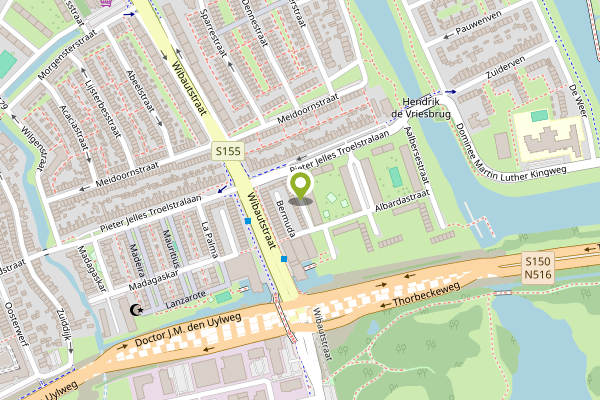 Ambulance-melding op van Houtenstraat, Zaandam op 24 april, kaart-overzicht