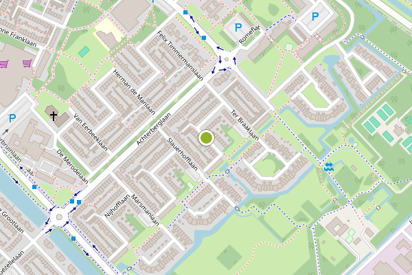 Ambulance-melding op Du Perronlaan, Uithoorn op 11 juni, kaart-overzicht