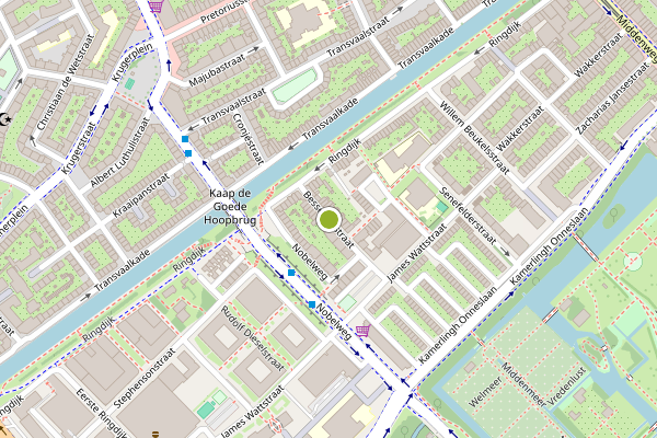 Ambulance-melding op Bessemerstraat, Amsterdam op 11 juni, kaart-overzicht
