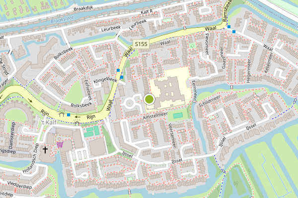 Ambulance-melding op Brasemermeer, Zaandam op 11 juni, kaart-overzicht