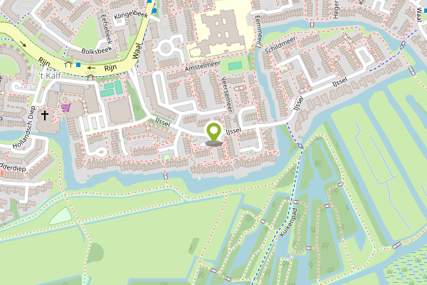 Ambulance-melding op Woud Wetering, Zaandam op 23 april, kaart-overzicht