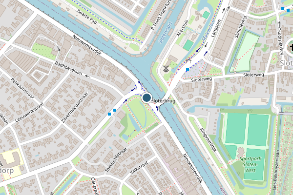 Politie-melding op Nieuwemeerdijk, Badhoevedorp op 11 juni, kaart-overzicht