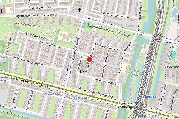 Brandweer-melding op Wiardi Beckmanstraat, Amsterdam op 11 juni, kaart-overzicht