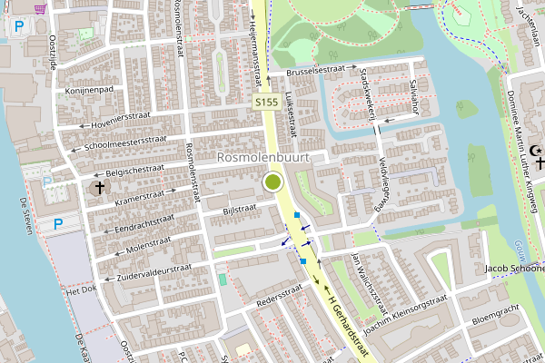 Ambulance-melding op H Gerhardstraat, Zaandam op 11 juni, kaart-overzicht