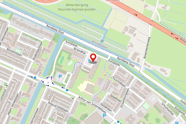 Brandweer-melding op Coudenhoveflat, Uithoorn op 2 mei, kaart-overzicht