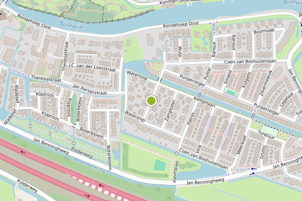 Ambulance-melding op Coen van Boshuizenlaan, Ouderkerk aan de Amstel op 12 juni, kaart-overzicht