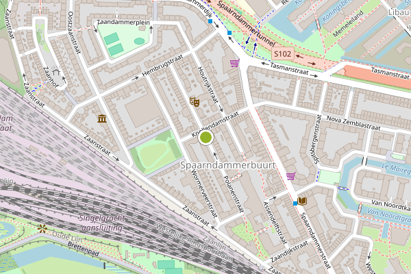 Ambulance-melding op Polanenstraat, Amsterdam op 12 juni, kaart-overzicht