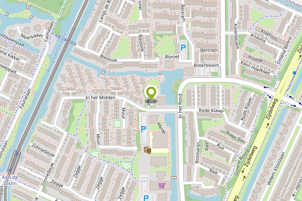 Ambulance-melding op Madelief, Uithoorn op 29 april, kaart-overzicht