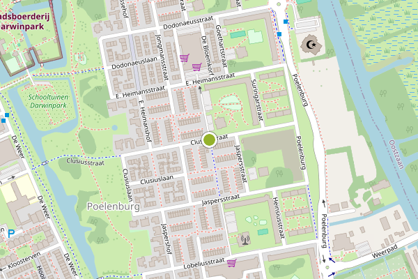 Ambulance-melding op Clusiusstraat, Zaandam op 12 juni, kaart-overzicht