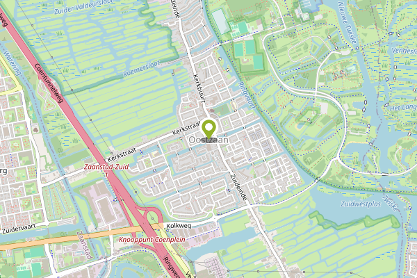 Ambulance-melding op Burgemeester van Leeuwenstraat, Oostzaan op 20 april, kaart-overzicht