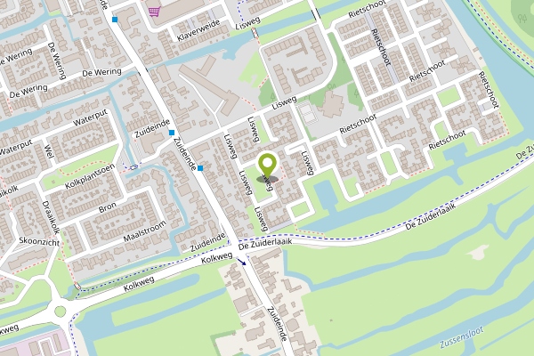 Ambulance-melding op Lisweg, Oostzaan op 20 april, kaart-overzicht