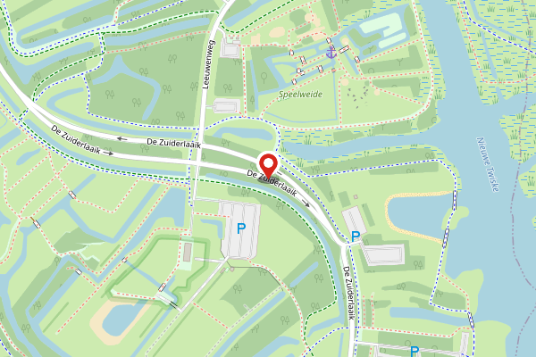 Brandweer-melding op De Zuiderlaaik, Oostzaan op 19 april, kaart-overzicht