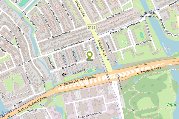 Ambulance-melding op La Palma, Zaandam op 3 mei, kaart-overzicht