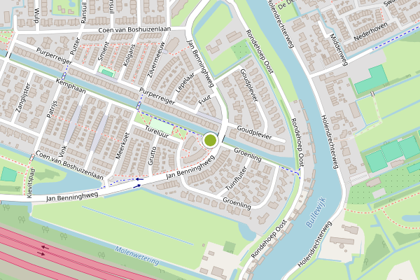 Ambulance-melding op Poldermeester, Ouderkerk aan de Amstel op 12 juni, kaart-overzicht