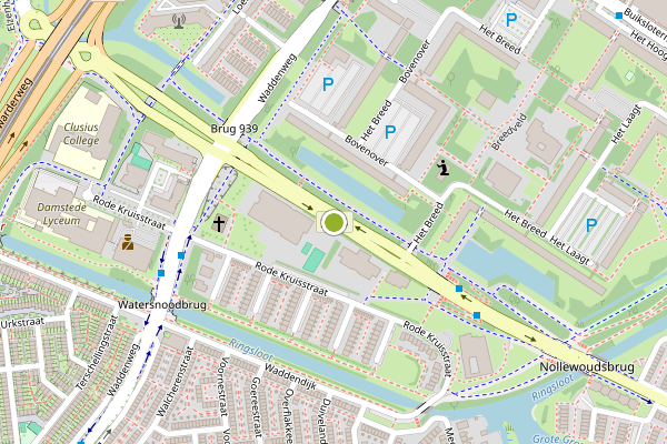 Ambulance-melding op Nieuwe Purmerweg, Amsterdam op 13 juni, kaart-overzicht