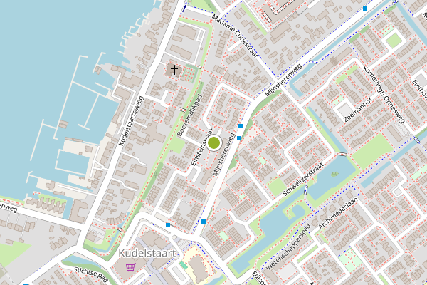 Ambulance-melding op Einsteinstraat, Kudelstaart op 13 juni, kaart-overzicht
