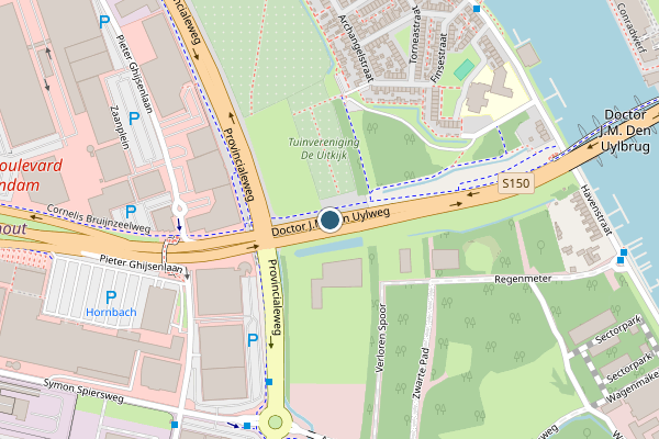 Politie-melding op Dr. J.M. den Uylweg, Zaandam op 13 juni, kaart-overzicht