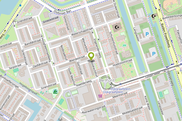 Ambulance-melding op Rijsdrechthof, Amsterdam op 4 mei, kaart-overzicht