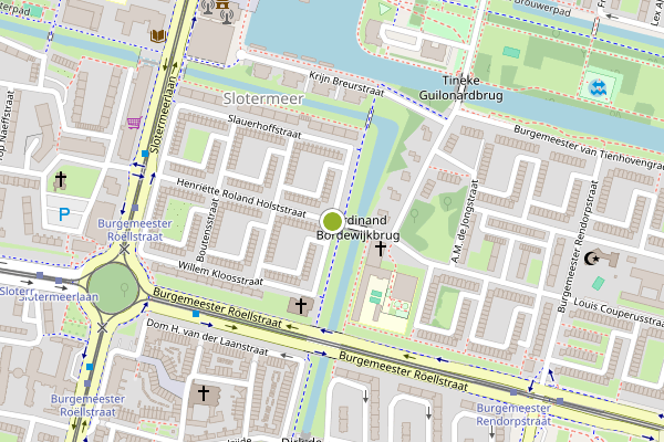 Ambulance-melding op Marius van Bouwdijk Bastiaansestraat, Amsterdam op 14 juni, kaart-overzicht