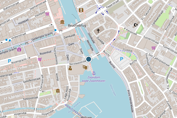 Politie-melding op Nicolaasstraat, Zaandam op 14 juni, kaart-overzicht