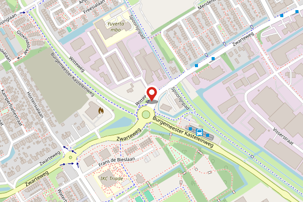 Brandweer-melding op Zwarteweg, Aalsmeer op 4 mei, kaart-overzicht