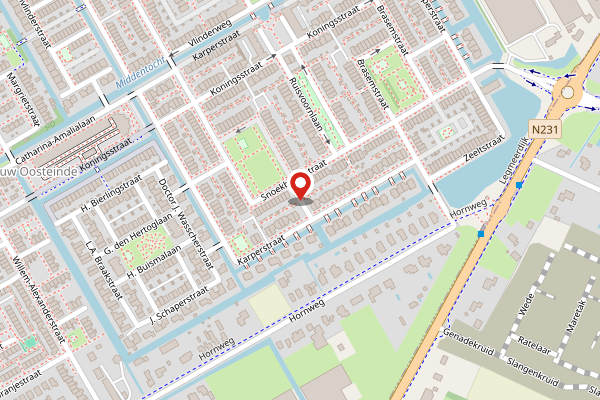 Ambulance + Brandweer samen ter plaatse op Karperstraat, Aalsmeer op 4 mei, kaart-overzicht nieuws-bericht