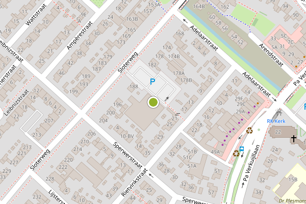 Ambulance-melding op Sloterweg, Badhoevedorp op 14 juni, kaart-overzicht