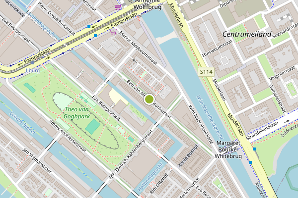 Ambulance-melding op Ben van Meerendonkstraat, Amsterdam op 14 juni, kaart-overzicht