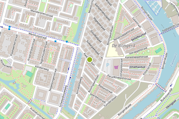 Ambulance-melding op Kwekerijlaan, Amsterdam op 14 juni, kaart-overzicht