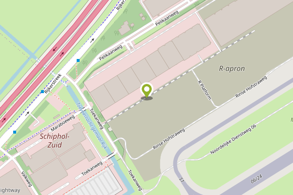 Ambulance-melding op Rinse Hofstraweg, Schiphol op 3 mei, kaart-overzicht