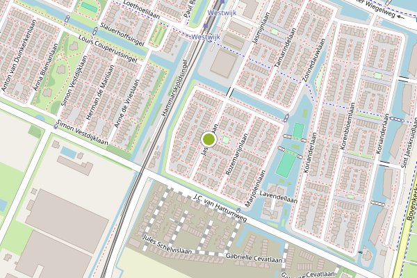 Ambulance-melding op Jasmijnlaan, Amstelveen op 14 juni, kaart-overzicht
