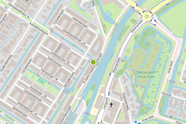 Ambulance-melding op Valutaboulevard, Amsterdam op 14 juni, kaart-overzicht