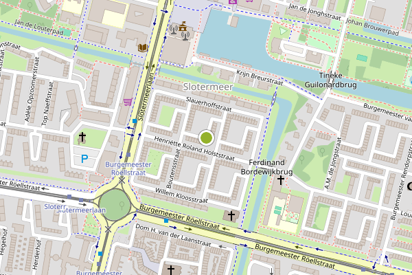 Ambulance-melding op W.L. Penningstraat, Amsterdam op 14 juni, kaart-overzicht