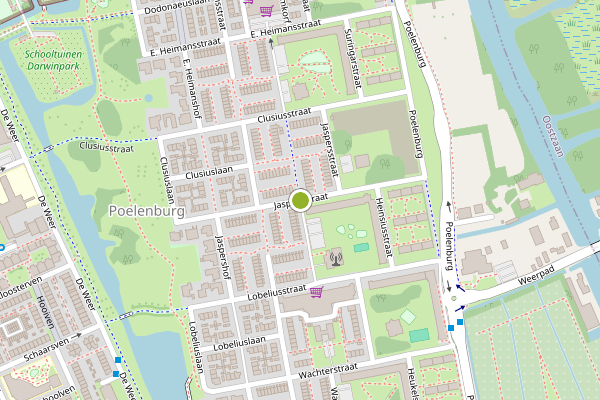 Ambulance-melding op Jaspersstraat, Zaandam op 14 juni, kaart-overzicht