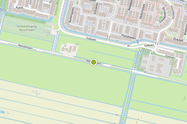 Ambulance-melding op Nesserlaan, Amstelveen op 14 juni, kaart-overzicht