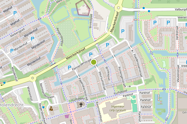 Ambulance-melding op Peursumstraat, Amsterdam op 15 juni, kaart-overzicht