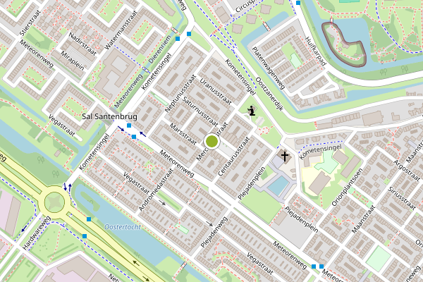 Ambulance-melding op Mercuriusstraat, Amsterdam op 15 juni, kaart-overzicht