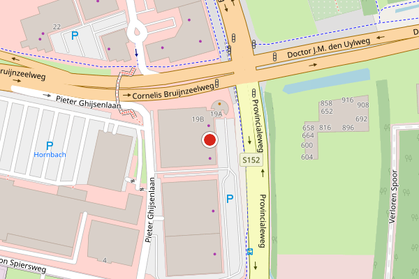Brandweer-melding op Pieter Ghijsenlaan, Zaandam op 15 juni, kaart-overzicht