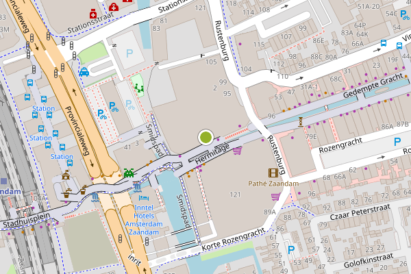 Ambulance-melding op Ankersmidplein, Zaandam op 15 juni, kaart-overzicht